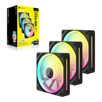 Corsair iCUE LINK LX120 RGB 120mm PWM Case Fan Black Triple Pack - Image 5