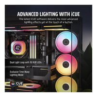 Corsair iCUE LINK LX120-R RGB 120mm Reverse Fan 480-2400 RPM Magnetic Dome Bearing (Black) - Image 5