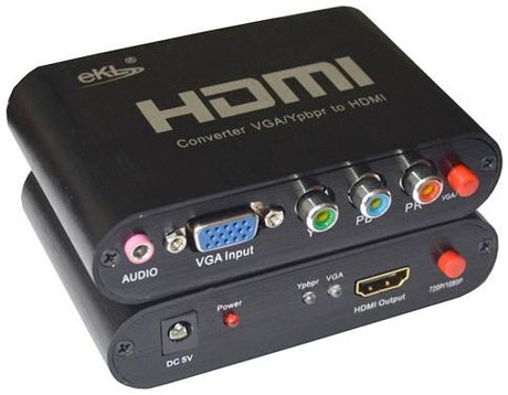 VGA to HDMI Converter, Support VGA/Ypbpr