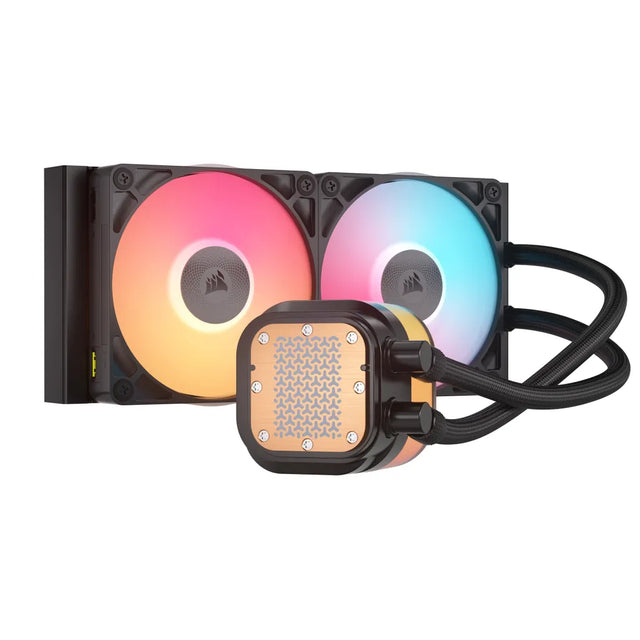 Corsair iCUE LINK TITAN 240 RX LCD 240mm AIO Liquid CPU Cooler Dual 120mm Fans Black