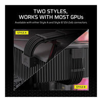 Corsair 90-Degree 12V-2x6 GPU Power Cable Type-5 Style-A Right-Angle Ultra-Flexible - Image 3
