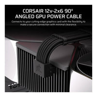Corsair 90-Degree 12V-2x6 GPU Power Cable Type-5 Style-A Right-Angle Ultra-Flexible - Image 5