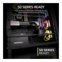 Corsair RM Series™ RM1000x Shift — 1000 Watt 80 PLUS Gold Fully Modular ATX PSU; ATX 3.1; PCI-E 5.1; 10yr Warranty