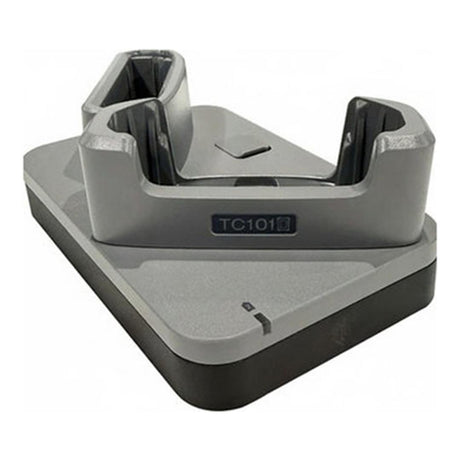 Zebra Charge-Only ShareCradle to charge one TC101 device WITH a rugged boot and one spare battery.