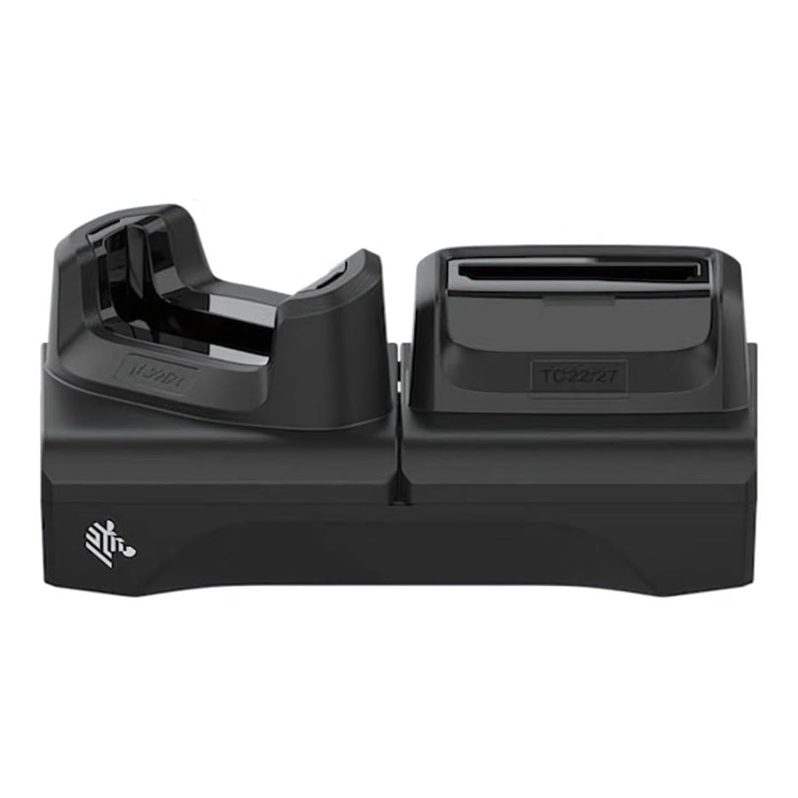 Zebra Single-slot and spare battery charging cradle for TC22 / TC27 device and its spare battery. Power supply (PWR-BGA12V50W0WW