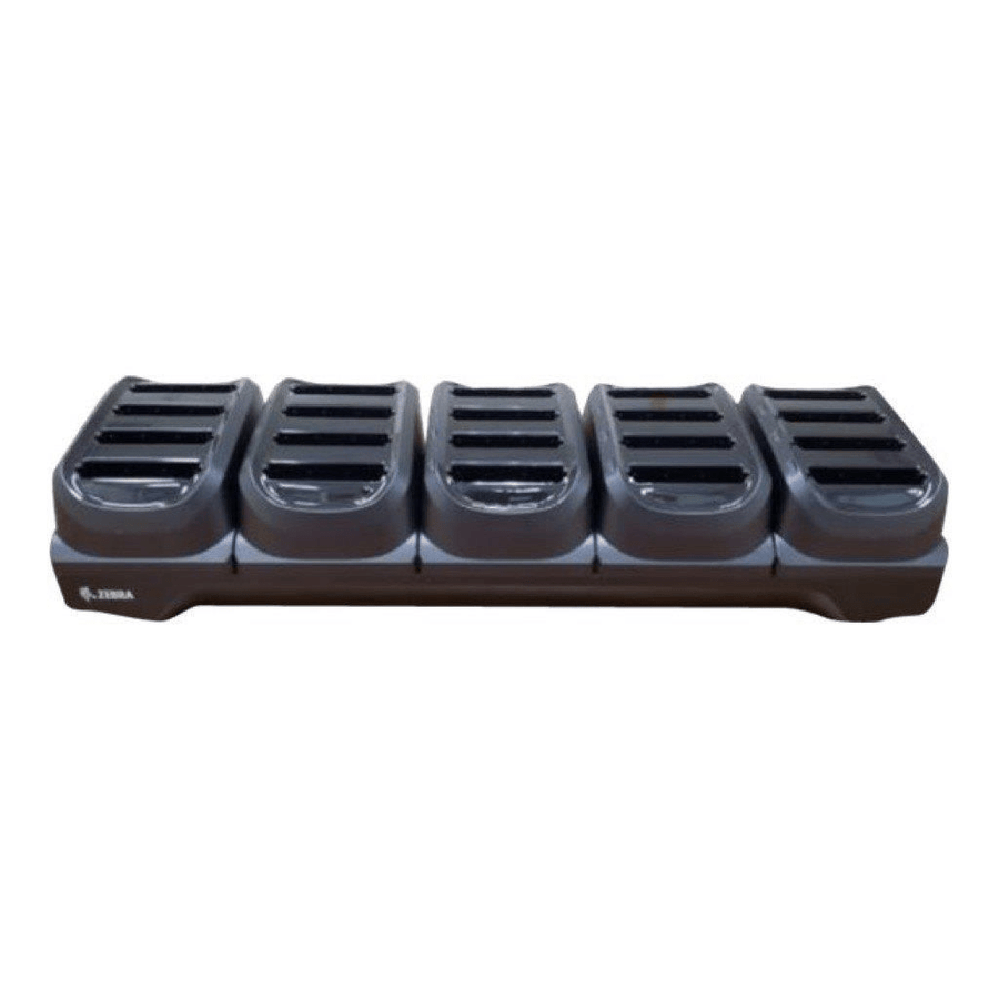 ZEBRA TC5X 20-SLOT BATTERY CHARGER. PWRS; DC CABLE; AC LINE CORD ALL SOLD SEPARATELY