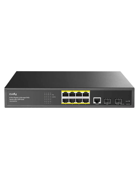 CUDY 8 Port Gigabit PoE 130W 2SFP Switch
