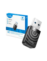 Cudy Dual Band Wi-Fi 5 1300Mbps USB 3.0 Adapter | WU1300S - Image 3