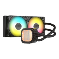 Corsair Nautilus 240 RS ARGB 240mm AIO Liquid CPU Cooler 2x 120mm Fans LGA1700 AM4 AM5 (Black) - Image 4