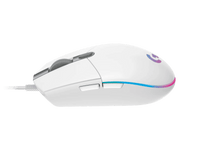 Logitech Gaming G102 LightSync RGB Mouse 200DPI to 6000DPI adjustable optical sensor, White