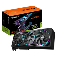 Gigabyte GeForce RTX 5080 AORUS MASTER 16GB GDDR7 PCIe 5.0 Graphics Card
