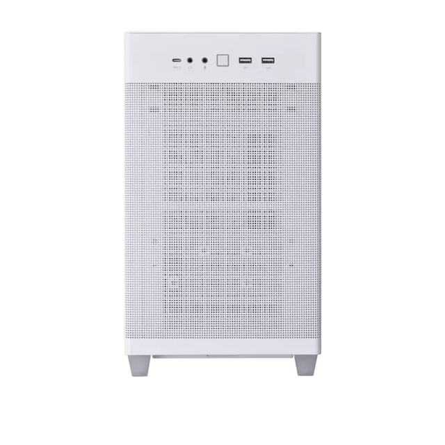 ASUS Prime AP201 Micro-ATX PC Case White Tempered Glass 360mm Radiator Support Tool-Free Panels