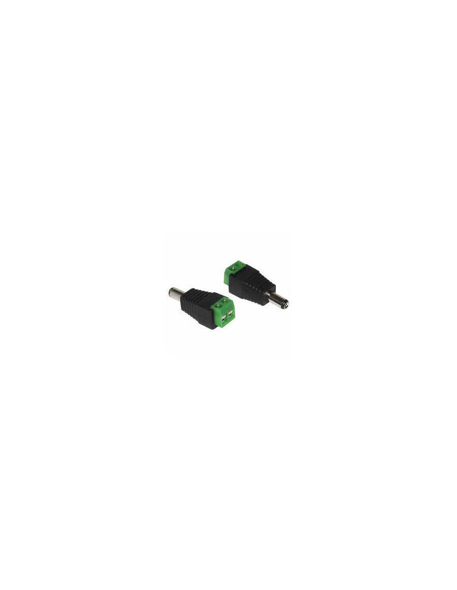 Acconet DC Power Plug with Screw Terminals. 5.5mm Jack - Male type