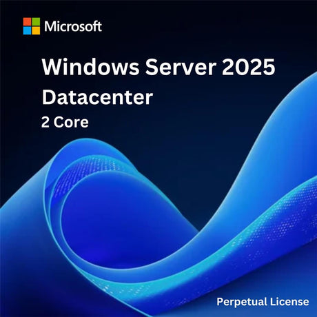 Microsoft Windows Server 2025 Datacenter 2 Core - Perpetual License