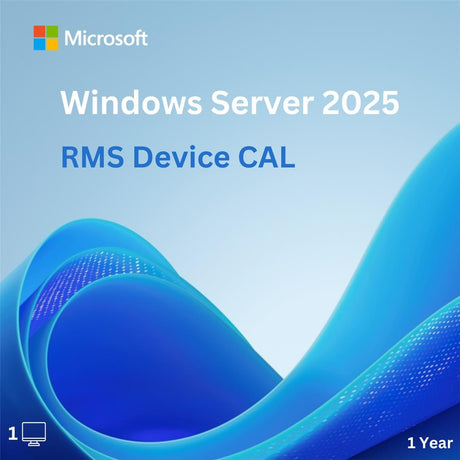Microsoft Windows Server 2025 RMS CAL - 1 Device CAL - 1 year