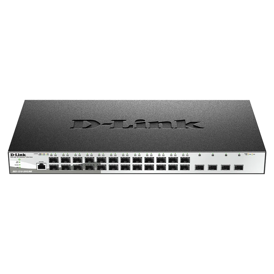 D-Link DGS-1210-28XS 28-Port Metro Ethernet Managed Switch 24x1G SFP 4x10G SFP+