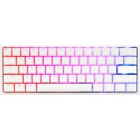Ducky One 2 Pro 60% Mechanical Gaming Keyboard RGB PBT Double-Shot White (Cherry Blue)