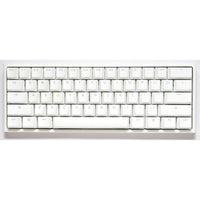Ducky One 2 Pro 60% Mechanical Keyboard RGB PBT Pure White Cherry Silver - Image 2