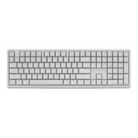 Ducky Keyboard Zero 6108 100% Mechanical Wireless Keyboard RGB USB/2.4GHz/BT White (Cherry MX2A Speed Silver) - Image 3