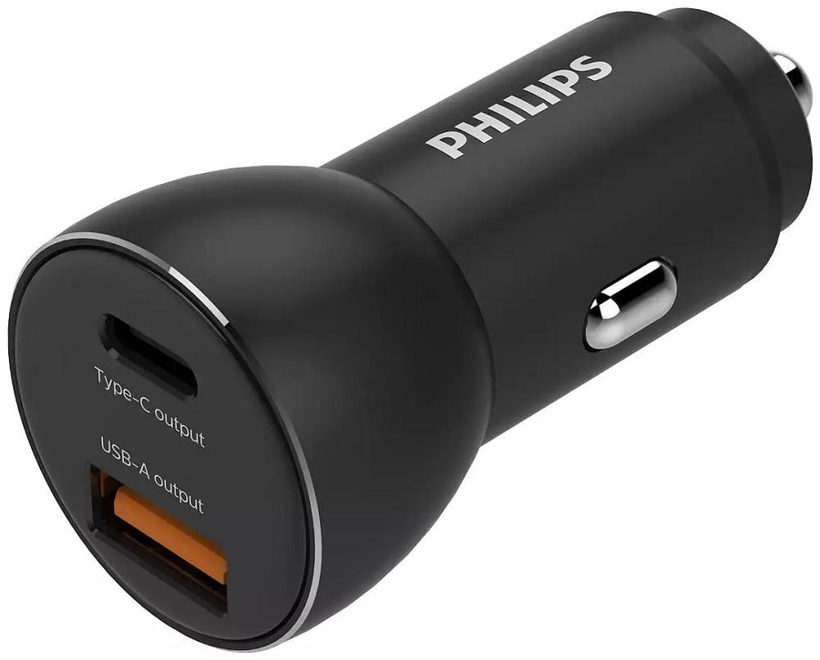 Philips Dual Port Car Charger 1C+1A