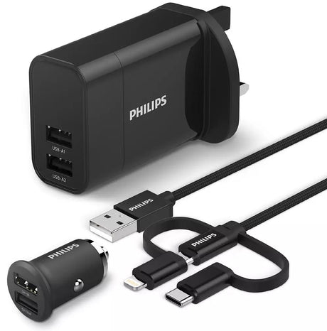 Philips USB Car & Wall Charger
