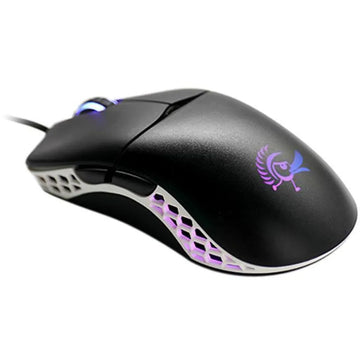Ducky Feather Ultra Lightweight RGB Ambidextrous Omron D2FC-F-K 60M Switches Gaming Mouse