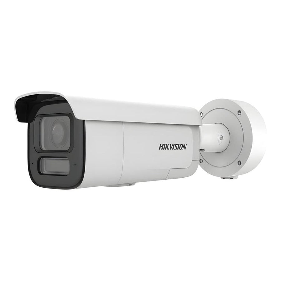 Hikvision 8MP DarkFighter Motorized Varifocal Bullet Network Camera, 2.8-12mm, Active Strobe & Audio Alarm, Two-way Audio, IR up to 60m, IP67, IK10