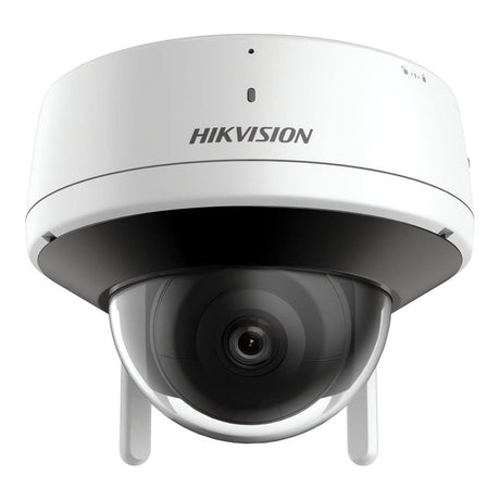 Hikvision 4MP Wireless Outdoor Dome Network Camera 2.8mm Two Way Built-in Audio. IP66 IR up to 30m