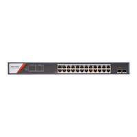 Hikvision 24 Port Gigabit Smart PoE Switch 2 Gigabit Fiber Ports