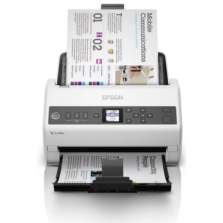 Epson WorkForce DS-730N-Sheetfeed, A4 A3 with stitching Duplex 600x600 DPI 40ppm Duty Cycle 4500, Ethernet