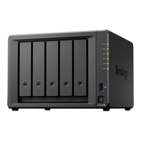Synology DS1525neo+ 5 Bay NAS (Espandable to 15 bay) AMD Ryzen V1500B 4C CPU 4GB NON-ECC
