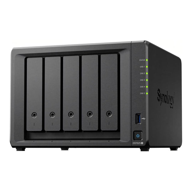 Synology DS1525neo+ 5 Bay NAS (Espandable to 15 bay) AMD Ryzen V1500B 4C CPU 4GB NON-ECC
