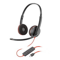 HP Poly Blackwire C3220 Binaural USB-C Wired Headset with Travel Case - Image 4