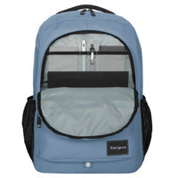 Targus 15.6" Octave III BlackPack - Blue Fog Padded laptop pocket, Secondary compartment with built-in workstation, Comfortable carry handle