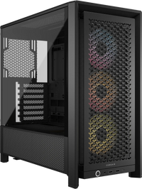 Corsair FRAME 4000D RS ARGB Midi-Tower ATX PC Case Black Tempered Glass 3x 120mm Fans - Image 5