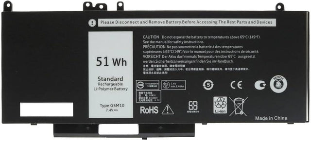 7.4V 51WH BATTERY FOR DELL E5450