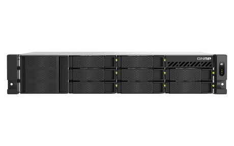 QNAP 8-bay short depth rackmount NAS, Intel Atom C5125 8C 2.8GHz, 8GB RAM, 2 x 2.5GbE