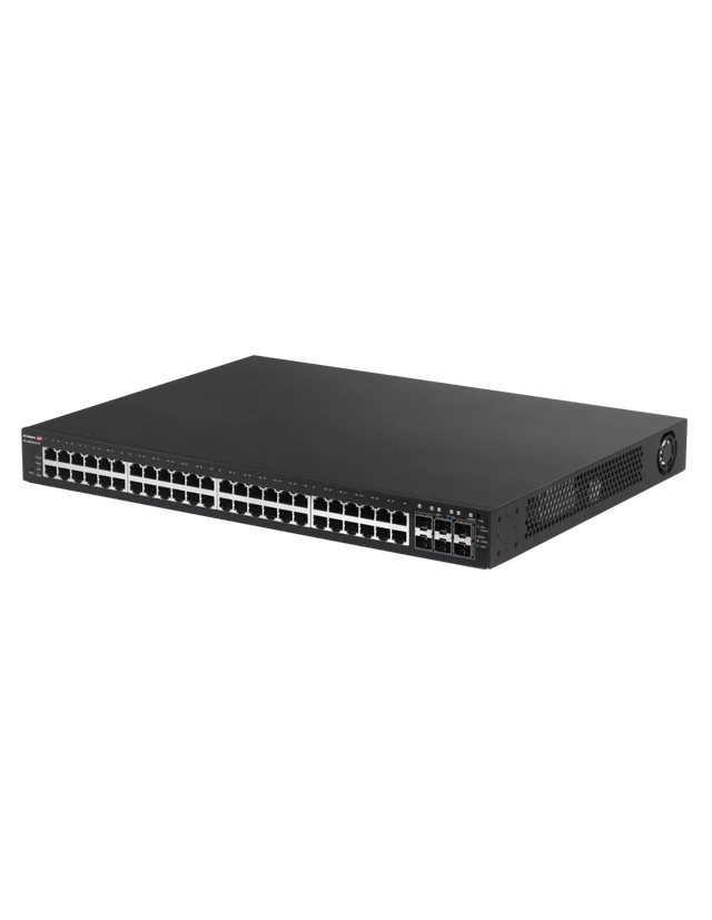 Edimax 54 Port, Web Smart, 48 Gigabit PoE+ Long Range Switch with 6 SFP+ Ports