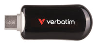Verbatim Plectra USB-C Flash Drive 64GB Black