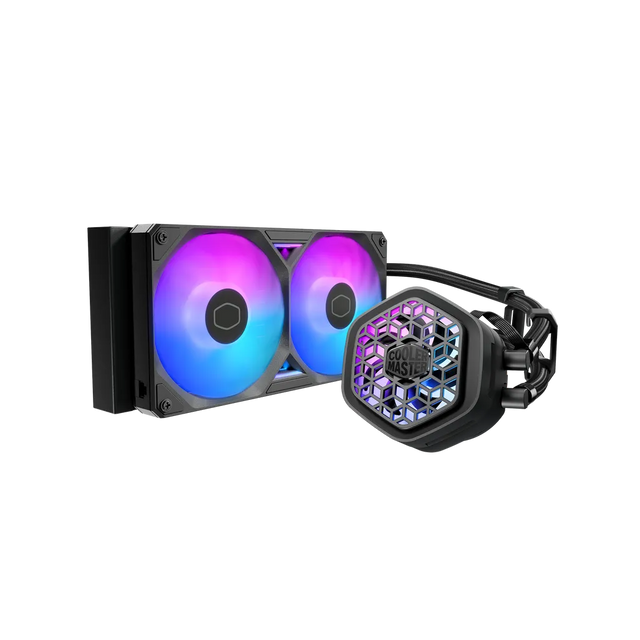 Cooler Master MasterLiquid Atmos II 240 AiO CPU Cooler with VRM Fan ARGB Black LGA1851 AM5
