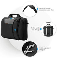 Everki Advance 16in Laptop Briefcase Charcoal - Image 3