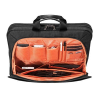 EVERKI LUNAR BRIEFCASE, Fits up to 18.4 inch laptops, Leather handles and accents, Trolley handle pass-through