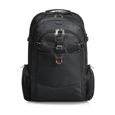 EVERKI BUSINESS BACKPACK, Fits up to 18.4 inch laptops, Rain cover, Heavy-duty zippers and pulls