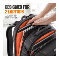 Everki Business 120 Pro 18.4-inch Notebook Backpack 40L Checkpoint Friendly Rain Cover Lifetime Warranty Black - Image 4