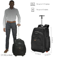 Everki Atlas Wheeled Laptop Backpack 13in to 17.3in - Image 5