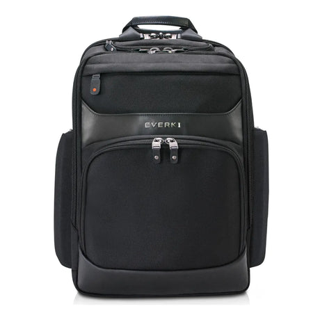 EVERKI ONYX BACKPACK, Fits up to 15.6 inch laptops, Black, Discreet RFID-safe pocket