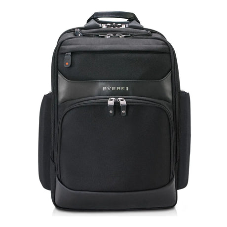 EVERKI ONYX BACKPACK, Fits up to 17.3 inch laptops, Black, Discreet RFID-safe pocket