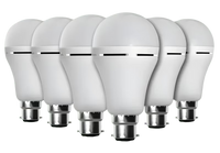 Elecstor B22 7W Rechargeable Warm White 6 Pack - angle 1