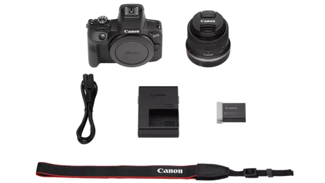 Canon EOS R100+RFS18-45S Travelkit
