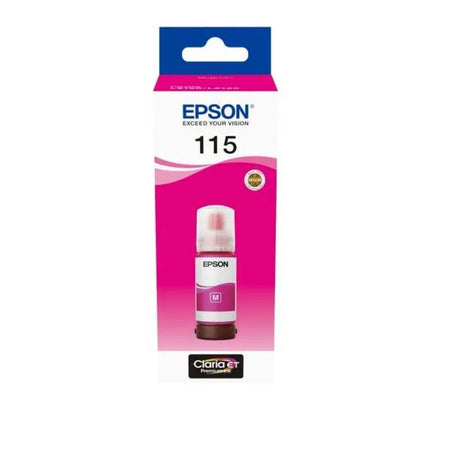 Epson 115 Ink Bottles Magenta 70ml EcoTank L8160 6200 pages 2300 Photos